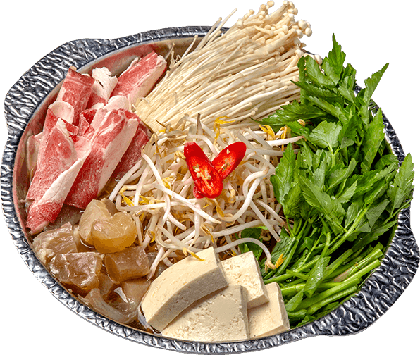 바차 전골 요리
