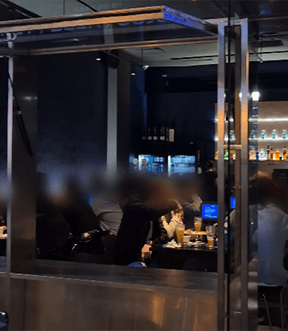바차 매장 내부 홀